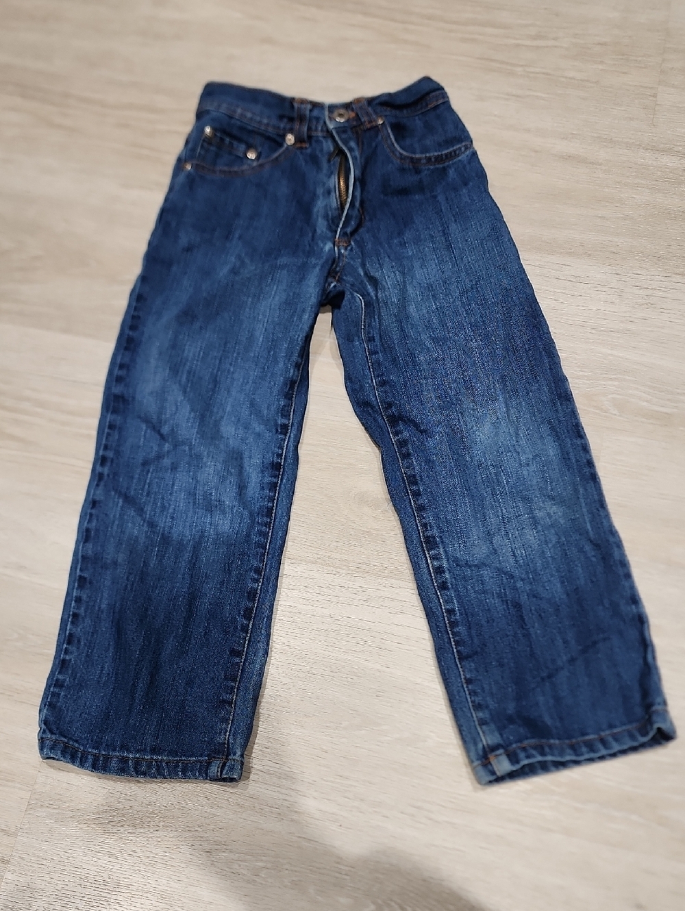Ecko Unlimited Kids Straight-Leg Jeans in Dark Blue Size 6